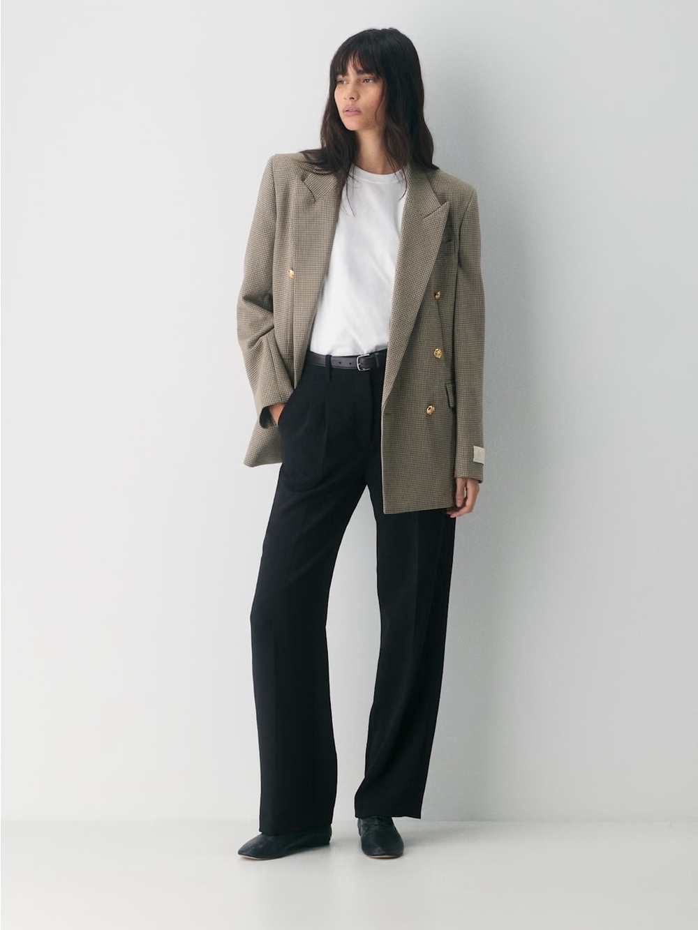 New Aritzia The Effortless Pant™ - Crepette™ size 4 tall in black